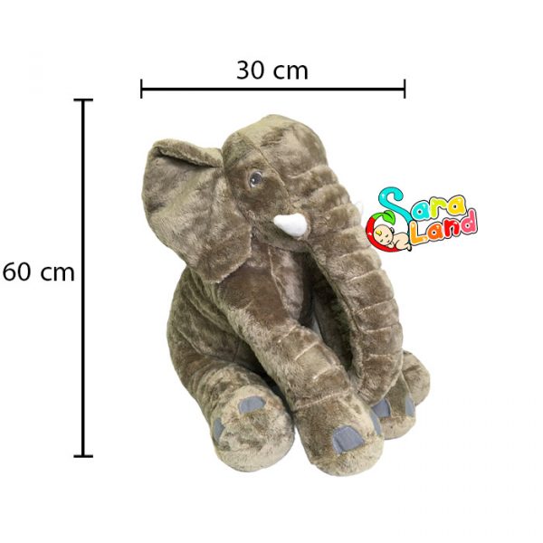 عروسک پولیشی فیل بالشتی 60 سانت