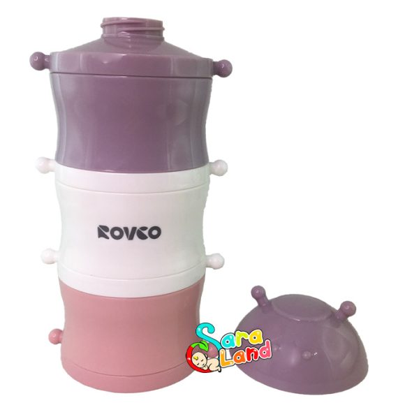 انبار غذا کودک رووکو Rovco سه طبقه طرح ربات