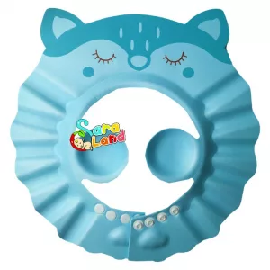 کلاه نوزاد حمام مدل گربه چشم بسته رنگی