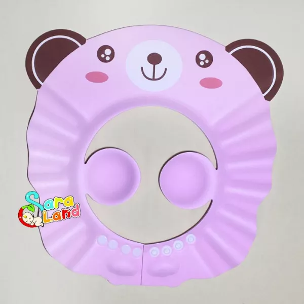 کلاه نوزاد حمام مدل خرس رنگی